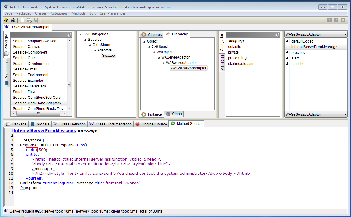GemStone Smalltalk platform