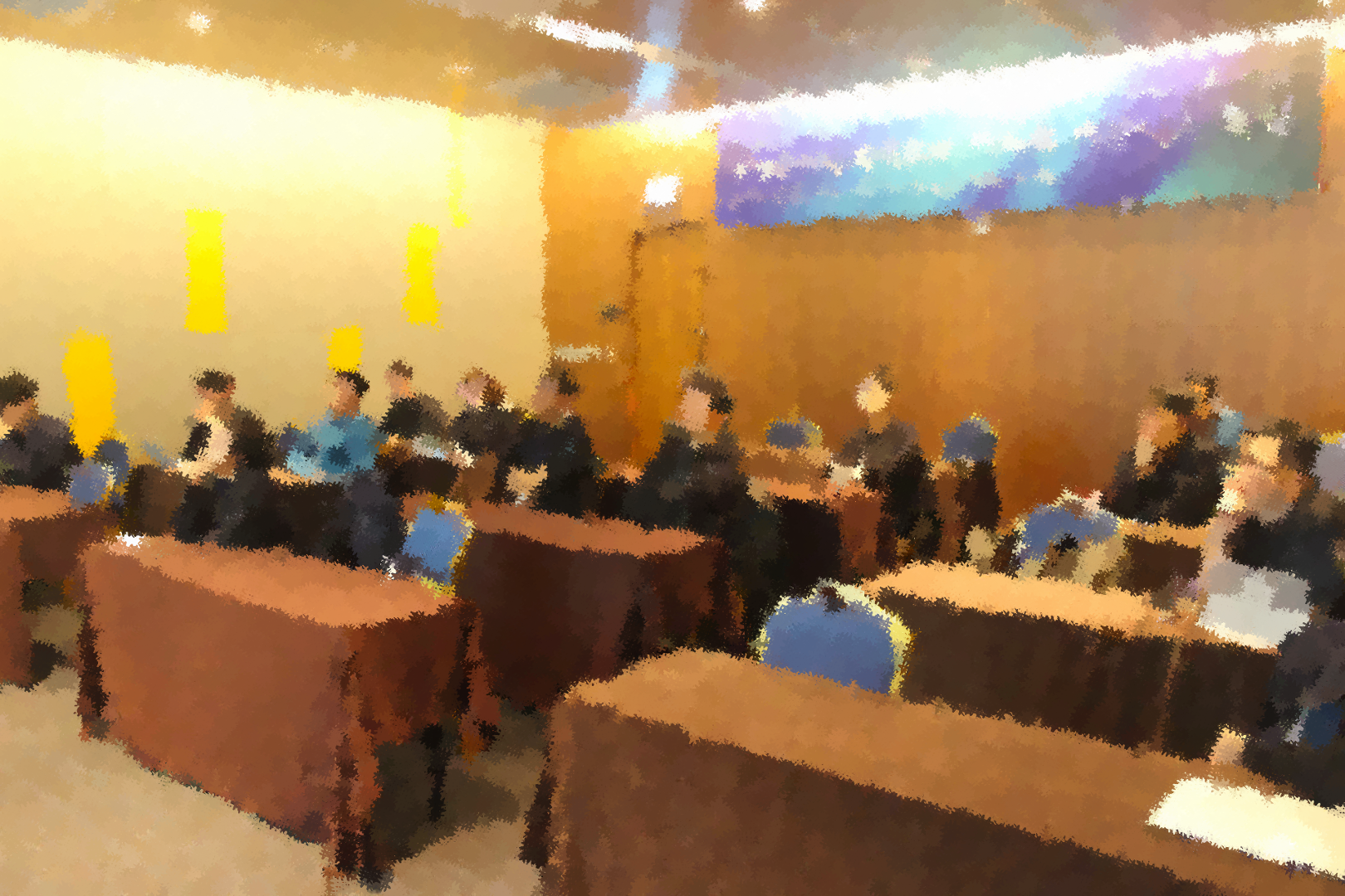 Meeting scene