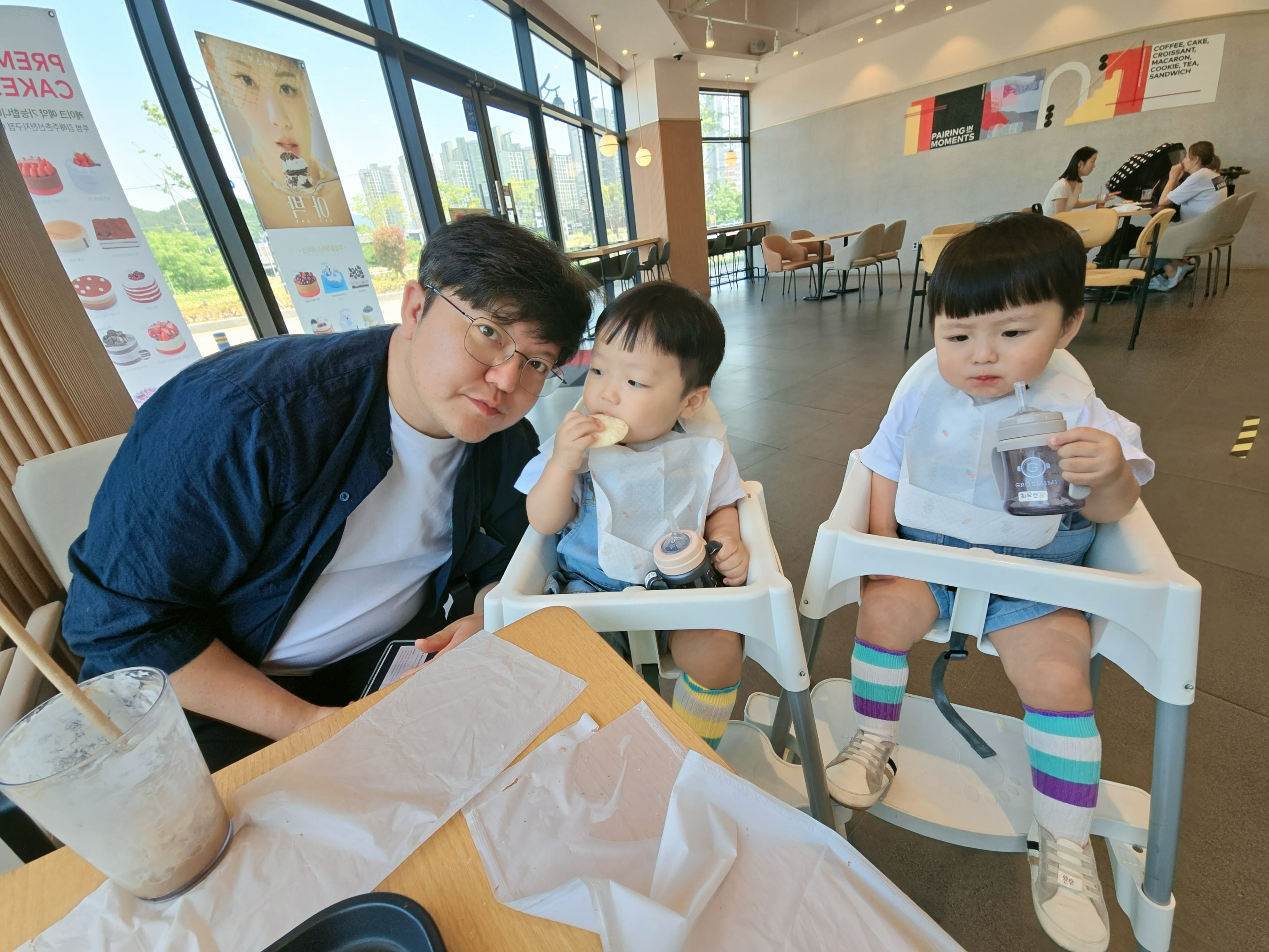 (Traveling with twins. Exhausting, but worth every moment)